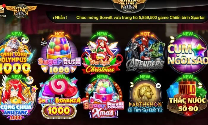 Giới thiệu Kingfun Cổng game đổi thưởng chất lượng với tỷ lệ thưởng cao ngất ngưởng